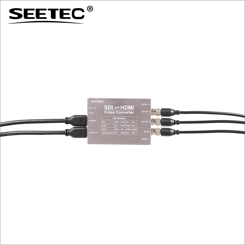 SEETEC Mini HDMI в SDI/SDI в HDMI конвертер SCH Full HD вещания конвертер 1080P SDI HDMI крест конвертер SCH