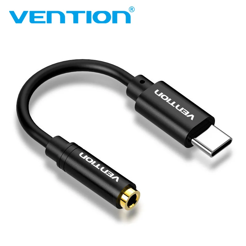 

Vention Type-C to 3.5 Earphone Adapter Headphone Speaker USB 3.1 type c to 3.5mm Jack Female AUX Cable for Xiaomi 6 Audio cable