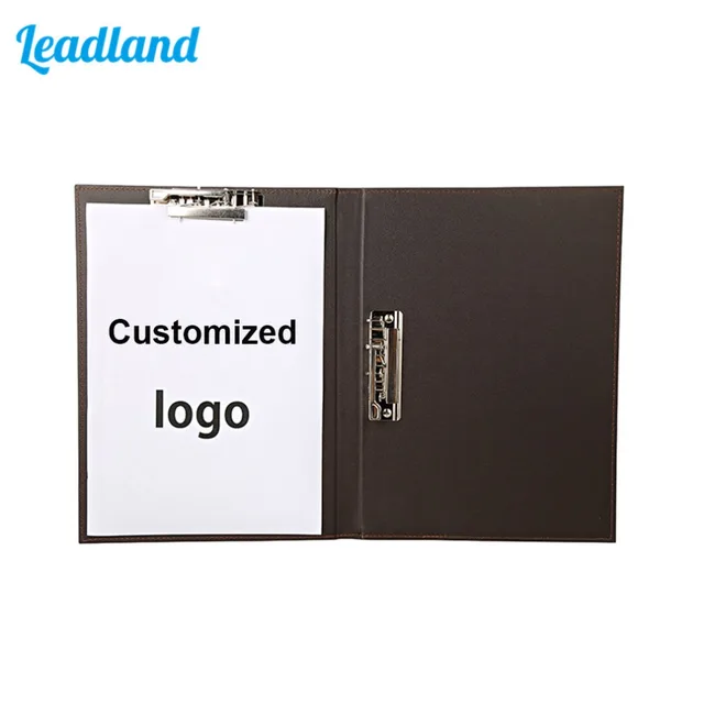 multi function a4 clipboard folder leather office file organizer