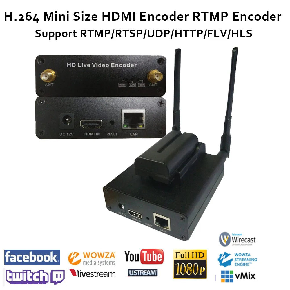 U8Vision MPEG-4 AVC/H.264 wifi HDMI Video Encoder HDMI Transmitter live ...