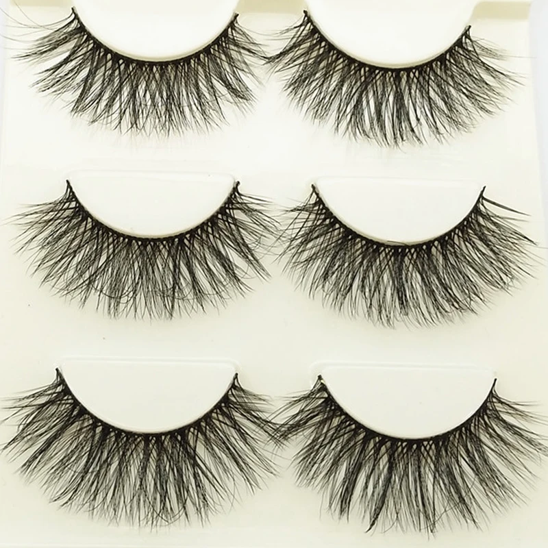 YOKPN Messy Dense Fake Eyelash Crisscross Thick 3D Eyelashes Stage Banquet Makeup Lashes Soft Comfortable False Eye | Красота и