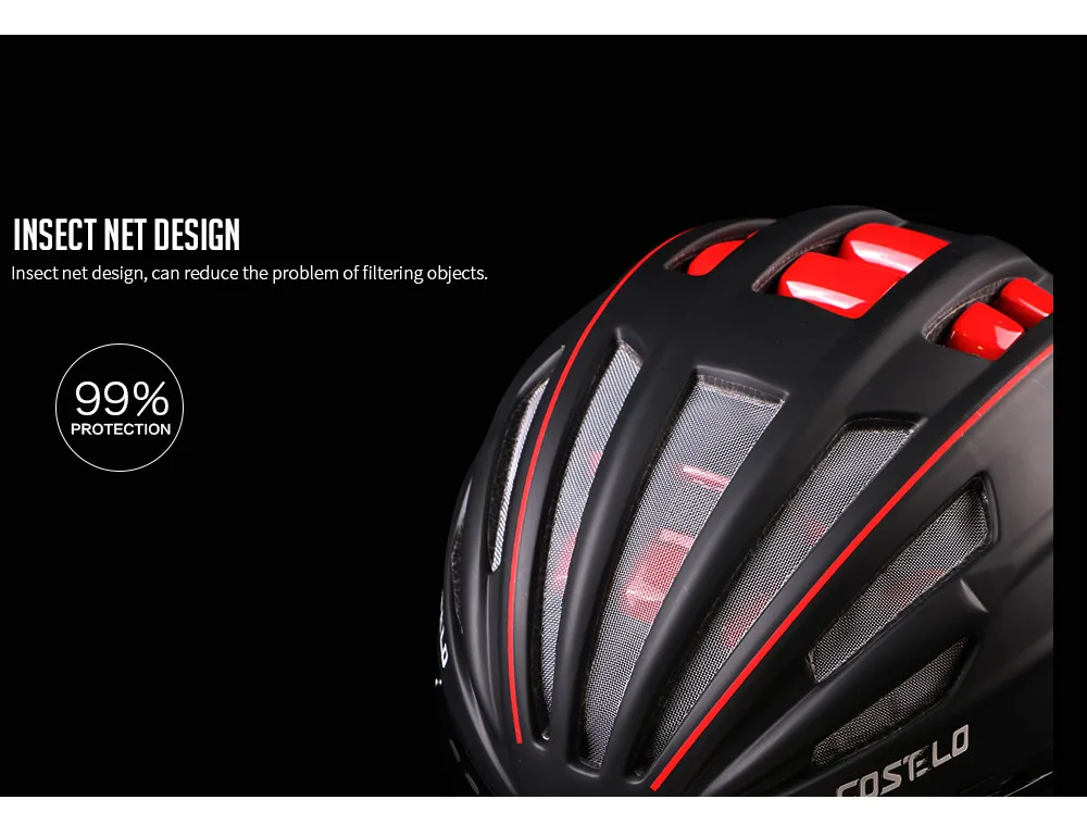 Costelo Велоспорт шлем 4 цвета MTB Горная дорога велосипед шлем велосипедного шлема Casco скорость Airo RS Ciclismo очки Bicicleta