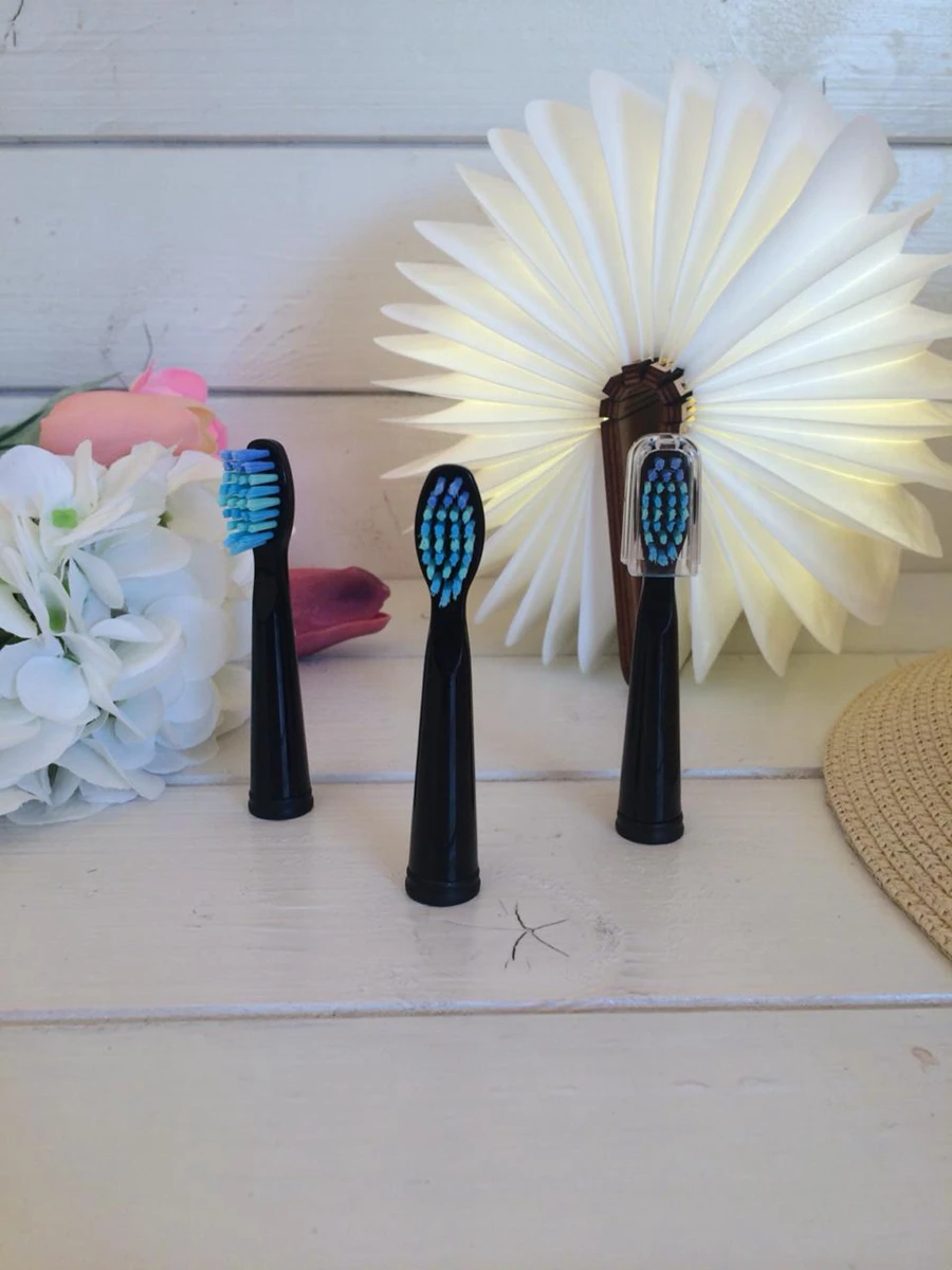 Escova de Dentes Titular com 3pcs Seago Sonic Amigável Elétrica Recarregável Cabeças Dupont Cerda Macia Eco 13 Seago sonic eco amigável escova de dentes