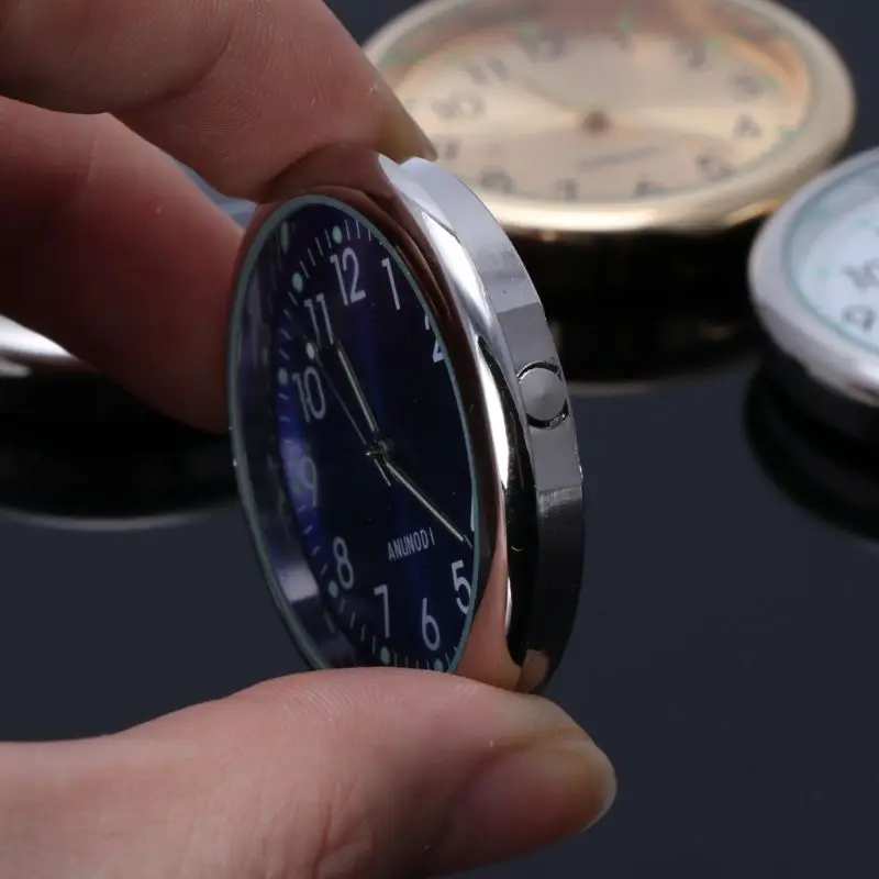 Универсальные автомобильные часы-палочки электронные часы приборной панели Серебристые украшения для SUV автомобили