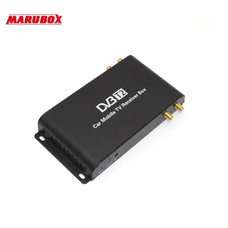 Цифровой автомобильный ТВ тюнер dvb T2 MARUBOX M9004 4 Чипа активные антенны Предназначен