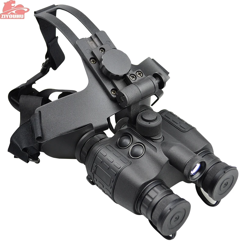 ZIYOUHU HD Infrared Anti glare Vision Helmet Head mounted Night Vision Goggles Binocular Patrol