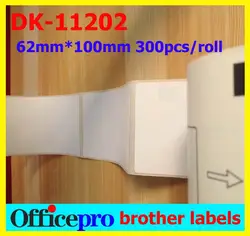 1 ROLL DK11202 DK 11202 BROTHER СОВМЕСТИМЫЕ ЭТИКЕТКА бесплатно отправить 1 шт. многоразовых пластиковая рамка