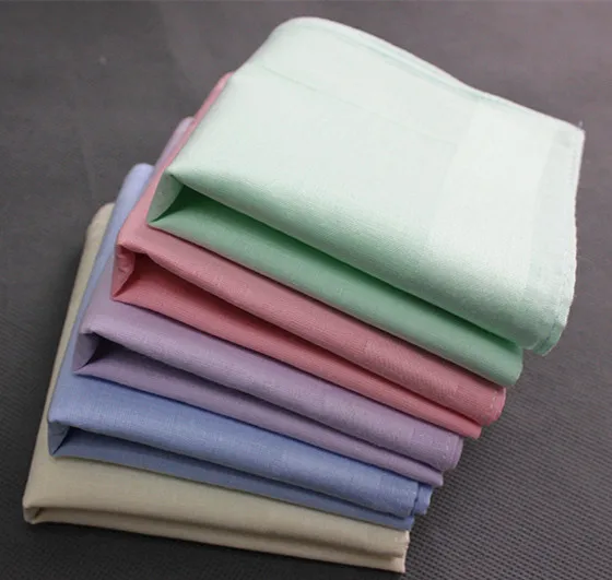 5 шт чистый цвет хлопок смешанный используется как платок полотенце \ вышивка \ DIY Ручная роспись платок