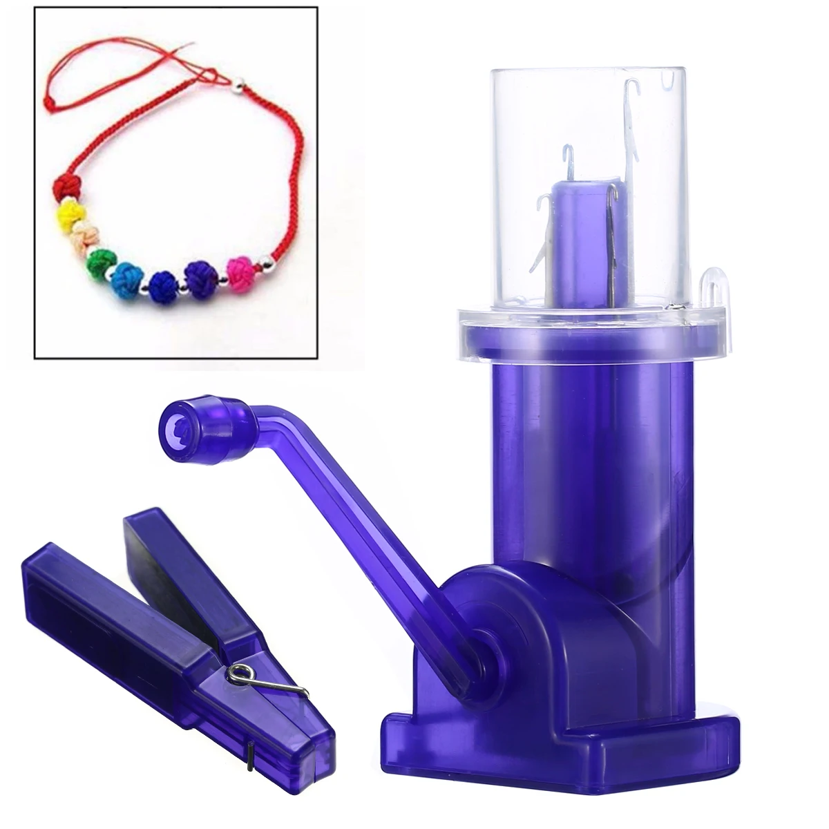 

Hand Knitting Machine Spool Knitter Wool Winder Craft Bracelet Weave Tool For Crafting Decorating Knitwear Home Use Mayitr