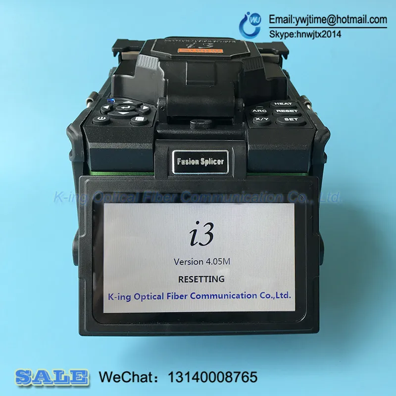 

Newest I3 SM&MM Automatic FTTH Fiber Optic Splicing Machine Optical Fiber Fusion Splicer
