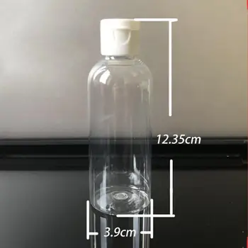

4pcs/set 100ml Empty Squeeze Jar Multifunctional Makeup Container Bottle Plastic Travel Clear Empty Save Space