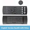 Backlight MX3 PRO Air Mouse Voice Remote Control 2.4G Wireless Keyboard MX3 Russian English IR Learning For H96 X96 Max TV BOX ► Photo 3/6