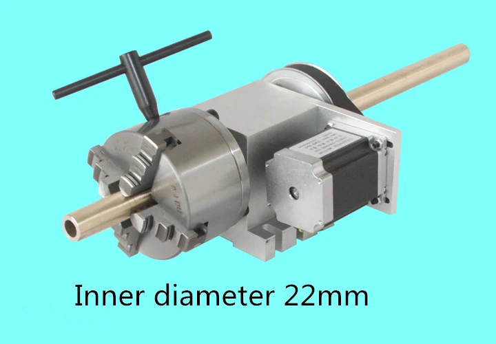 K12-100 мм 4 кулачковый патрон полый вал 4 оси(ось, ось вращения) NC делительная головка для ЧПУ