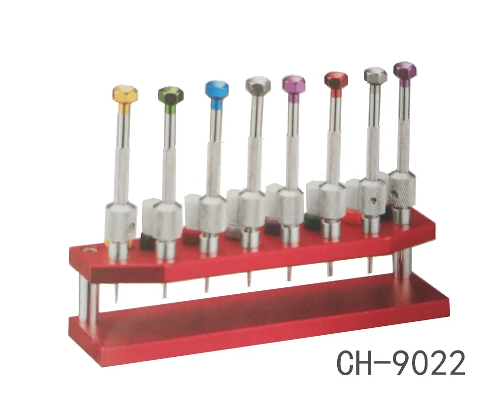 

Free shipping 8pcs Aluminum Screwdrivers Precision Straight Screwdriver set with extra(Flat+ Phillips) pins