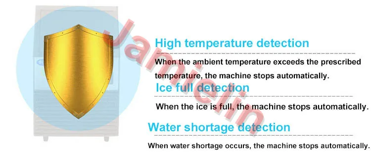 Jamielin Commercial Automatic Fresh Ice Maker 96kg/24H Square Ice Cube Making Machine Family Filter ice Maker