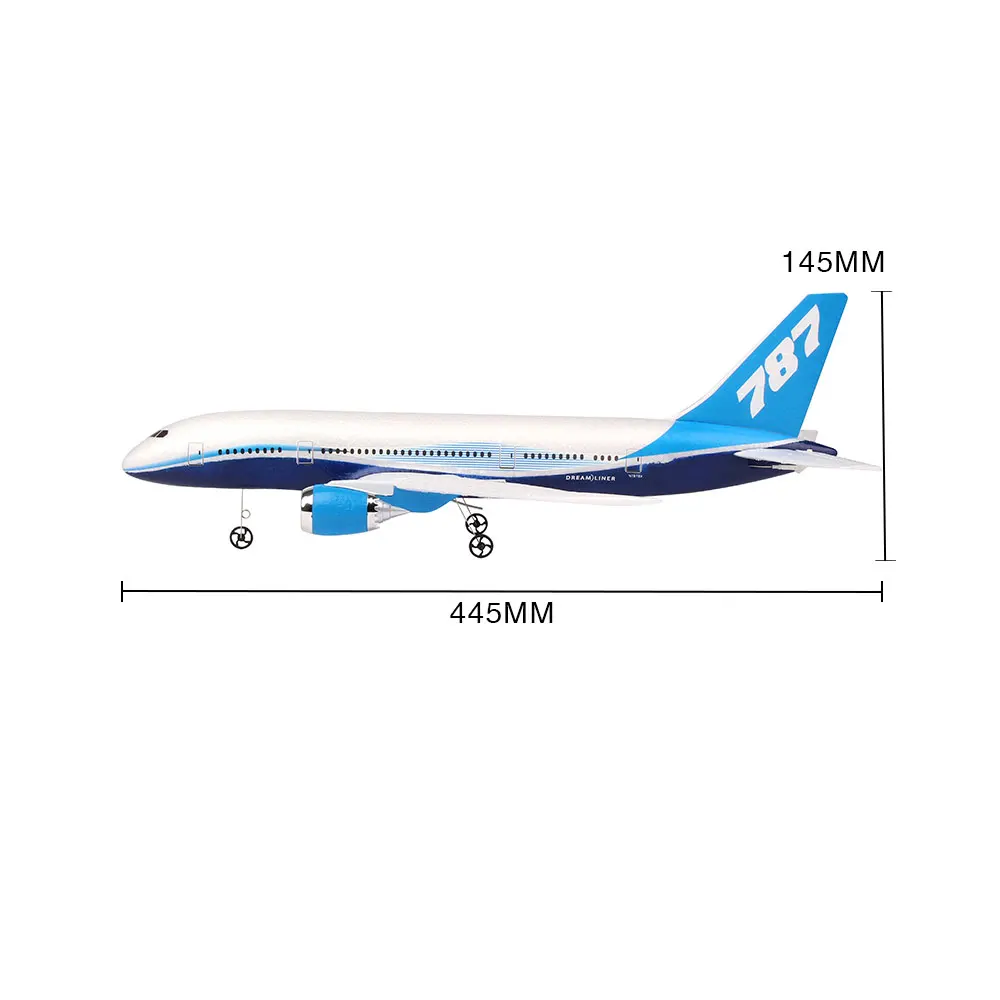 Rc самолет размах Wingspan EPP БПЛА синий планерный самолет Летающий дистанционный пенный самолет 3,7 в платформа образовательная модель подарок детям