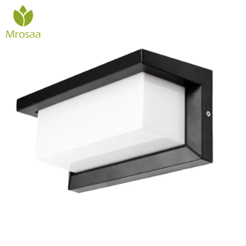 

Mrosaa Led Wall Lamp 3W Warm White/White Waterproof LED Wall Light for Balcony Garden Yard Indoor Lighting Kitchen Foyer Lights