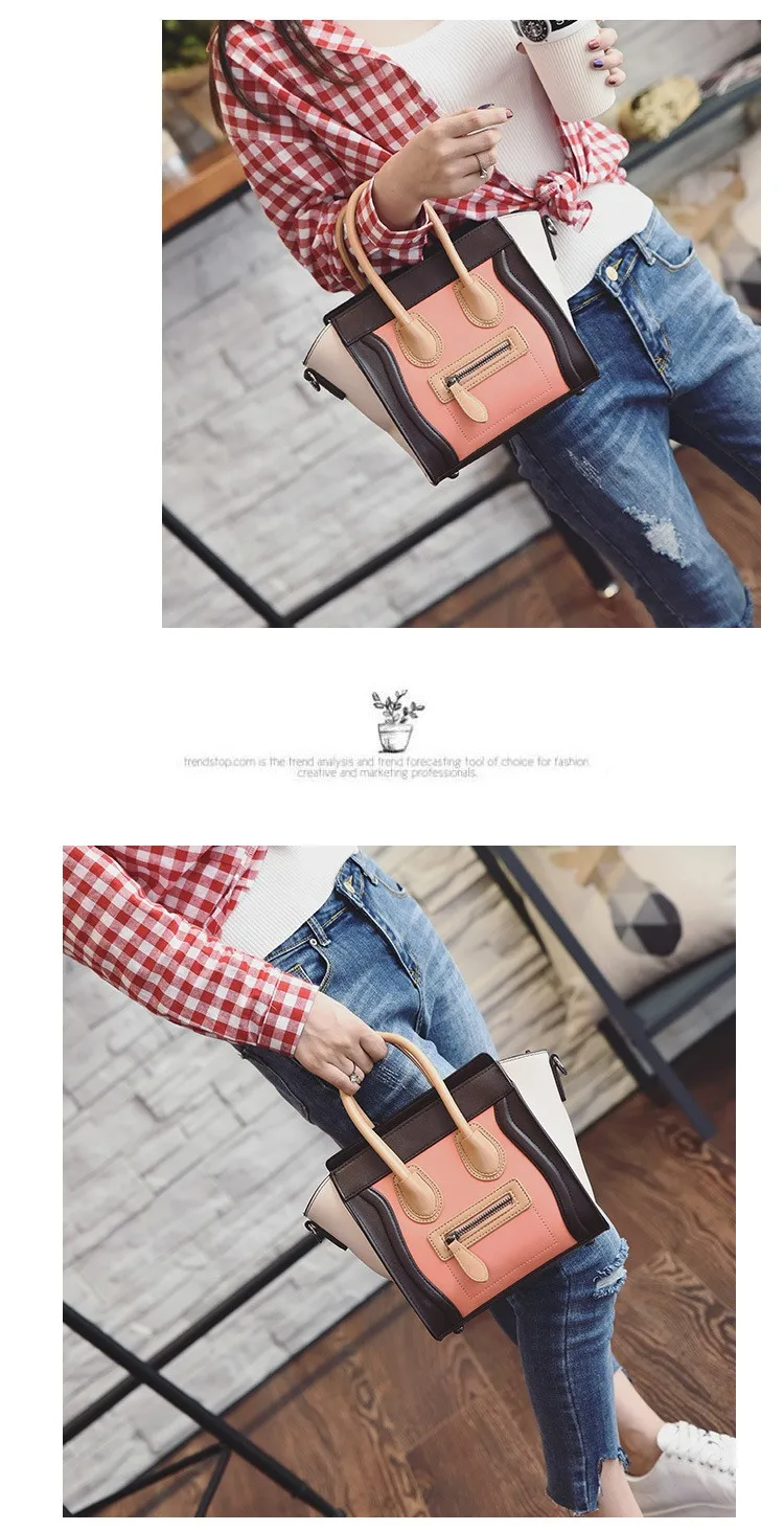 13 Handbags Summer Hit The New Color Wings Bag Oops Face Package European And American Fashion Trend Packet Casual Shoulder Bags