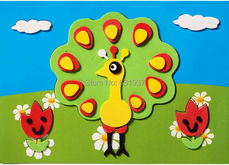 aliexpresscom buy diy 3d puzzle drawing stickers small size eva manual stickers drawing paper toys for children creative sticker educational toy from - Drawing For Small Children aliexpresscom buy diy 3d puzzle drawing stickers small size eva manual stickers drawing paper toys for children creative sticker educational toy from - Drawing For Small Children
