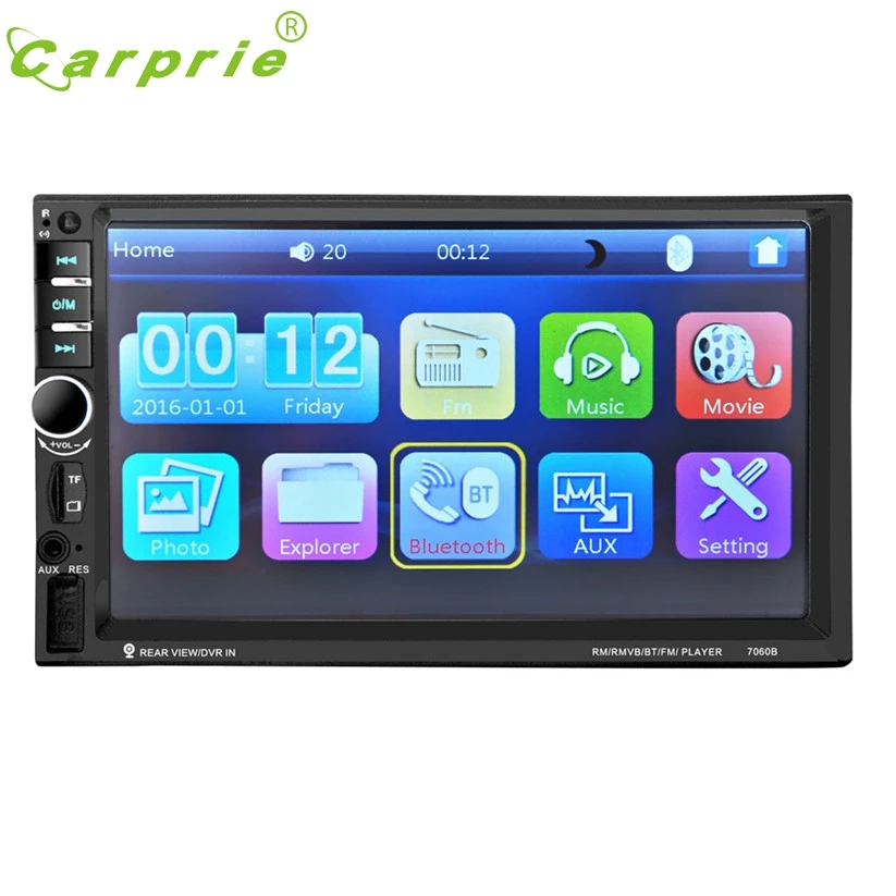 

7'' HD Bluetooth Touch Screen Car Stereo Radio 2 DIN FM/MP5/MP3/USB/AUX ja18