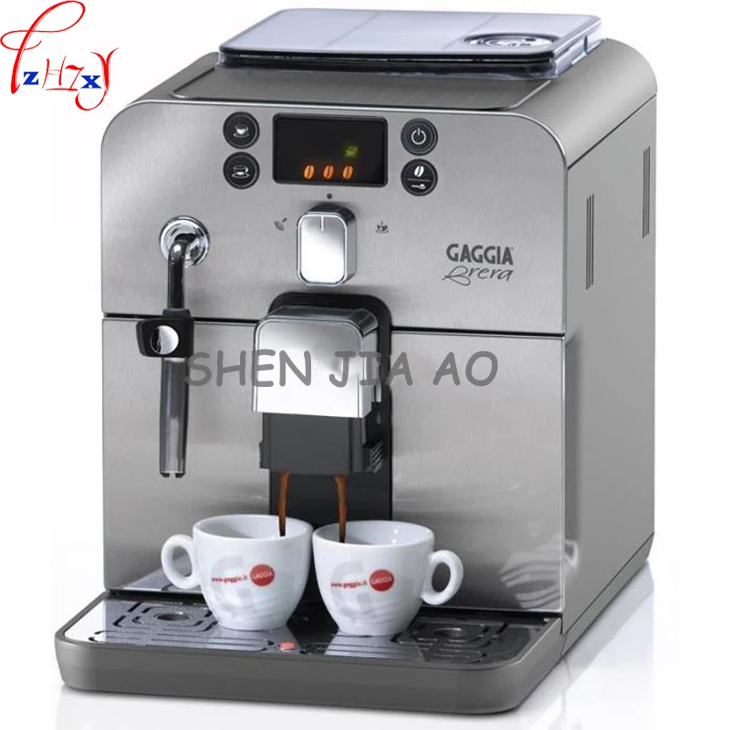 220V Business/home automatic Italian coffee machine 1.2L coffee machine intelligent stainless steel Italian coffee machine