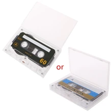 OOTDTY 1 шт. пластиковая стандартная кассета пустая лента 60 минут аудио запись для речевого музыкального плеера Черные новые ленты