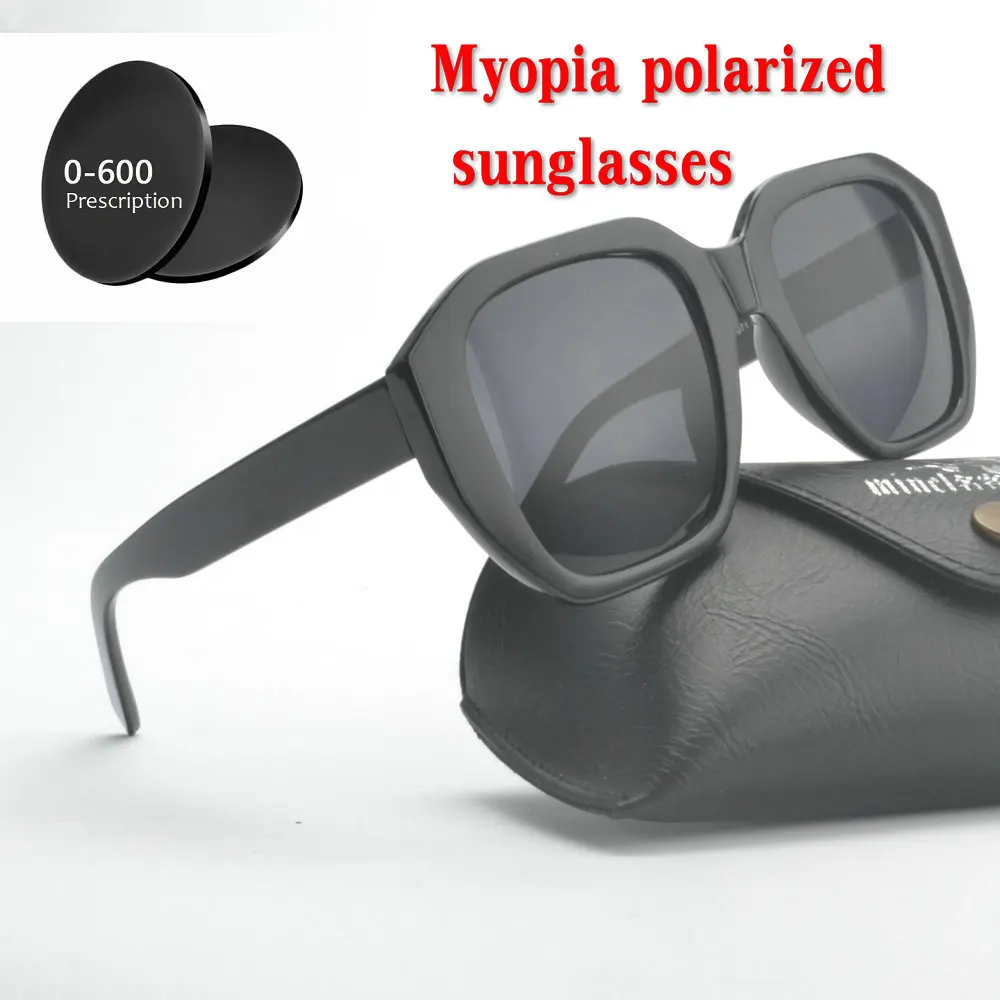 Prescription Glasses 0 to 6.0 For Myopia Men Women Polarized Mirror
