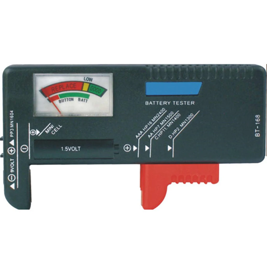 BT-168D цифровой аккумулятор Емкость диагностический инструмент тестер батареи ЖК-дисплей проверка AAA AA кнопки сотового Универсальный Тестер