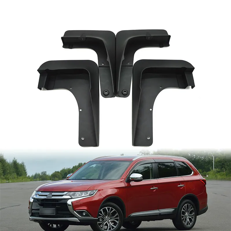 NWIEV автомобильный Стайлинг передние и задние брызговики для Mitsubishi Outlander 2015 2016 2017