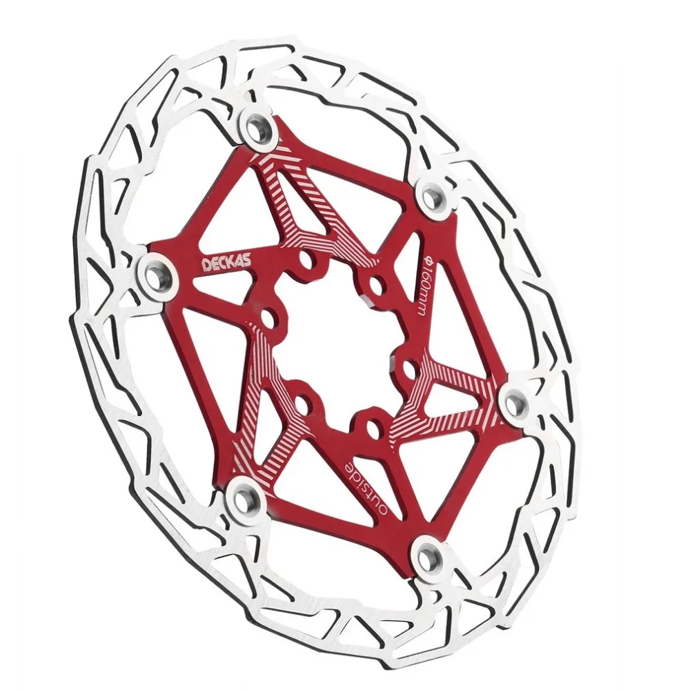 DECKAS ультра-светильник MTB горный велосипед тормозной диск поплавок плавающие колодки 160 мм 6 Болт роторы запчасти велосипедные аксессуары Новинка