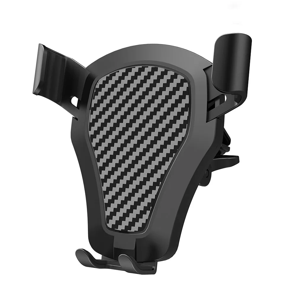 Держатель для мобильного телефона Air Vent подставка для мобильного телефона Автомобильный держатель для телефона в автомобиль подставка для смартфонов для автомобиля telefon tutucu Stand - Цвет: Carbon Fiber