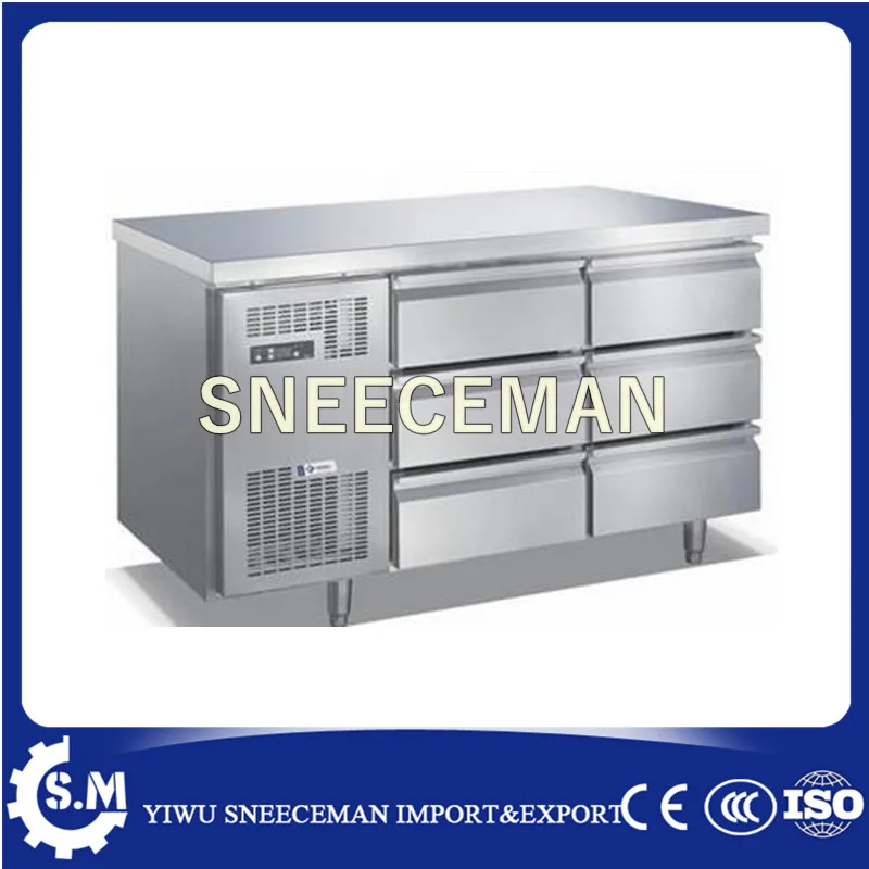 2017 Commercial Supermarket Equipment 9 Drawers Chef Bases Under
