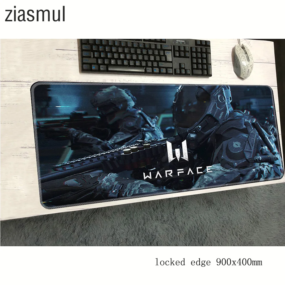 Коврик для мыши Warface 900x400x2 мм коврики S Гель компьютерная мышь игровой интимные аксессуары личность большой игровые коврики и чехлы игры pc