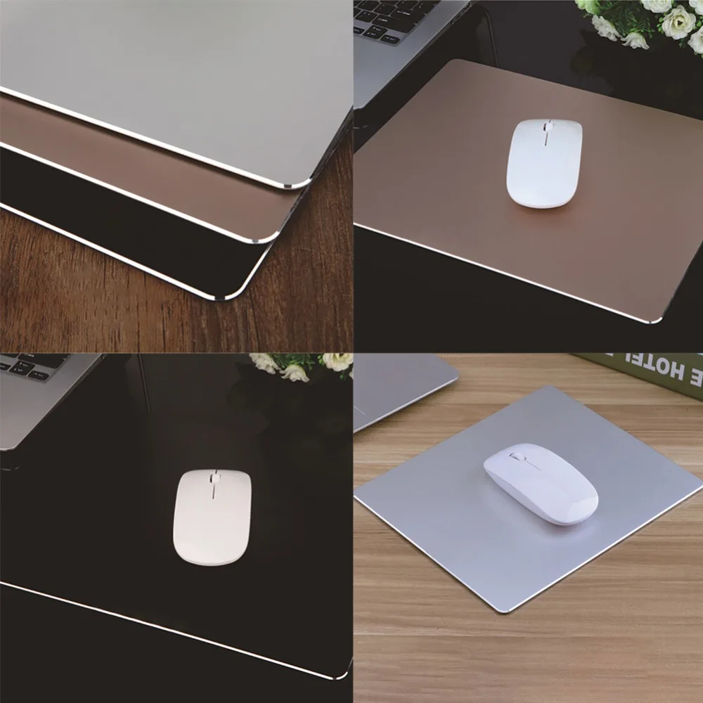 220*180mm Metal Aluminum Mouse Pad Gaming Mousepads Oversized Office Mats Laptop Table Mousemats Black Silver Mice Pad 220*180mm Metal Aluminum Mouse Pad Gaming Mousepads Oversized Office Mats Laptop Table Mousemats Black Silver Mice Pad
