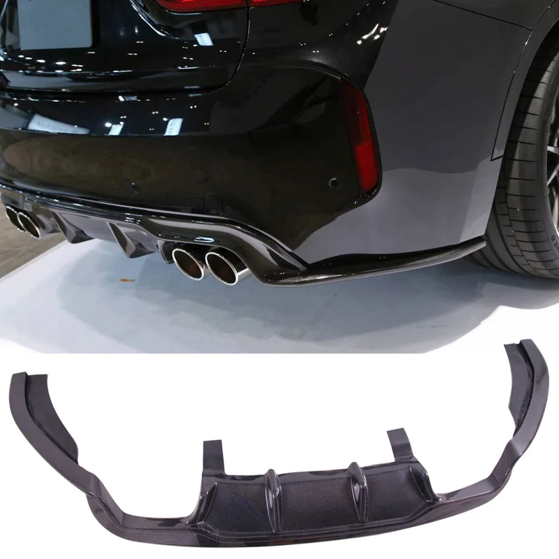 

3-D Style Carbon fiber Rear Diffuser Spoiler Fit For BMW F85 X5M F86 X6M
