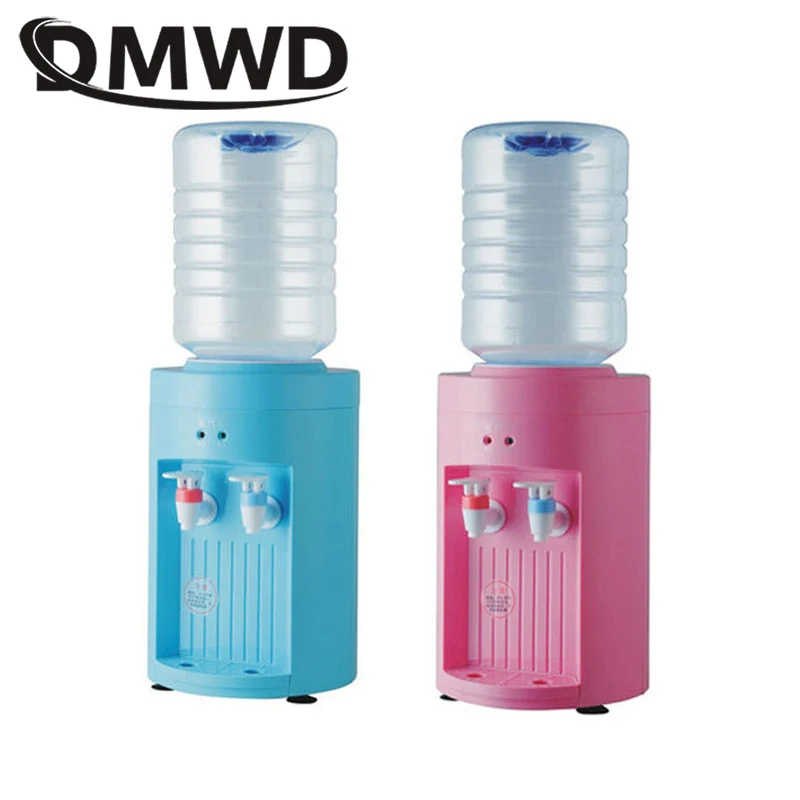 DMWD MINI warm hot Drink Machine 2.5L electric Cold Drink water Dispenser Desktop bottles tap faucet fountains small home office