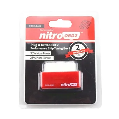 Супер эко NitroOBD2 Бензин Автомобили чип тюнинг коробка более Мощность крутящий момент Nitro БД Plug& Drive Nitro OBD2 OBD 2 автомобили дизель - Цвет: Красный
