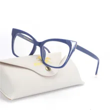 Квадратные очки кадров для Для мужчин Брендовая дизайнерская обувь кошка очки, оправа для очков компьютер рецепт очки NX