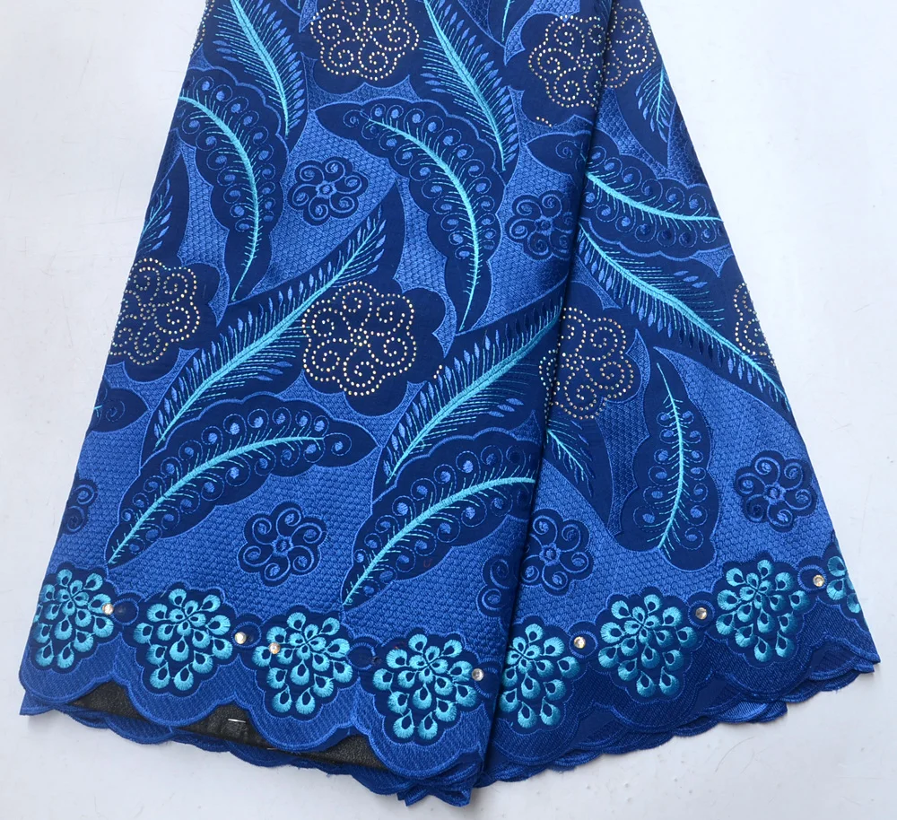

Latest Excellent High Quality Royal blue Swiss Voile lace African Traditional Wedding lace fabrics Royal blue swiss voile lace