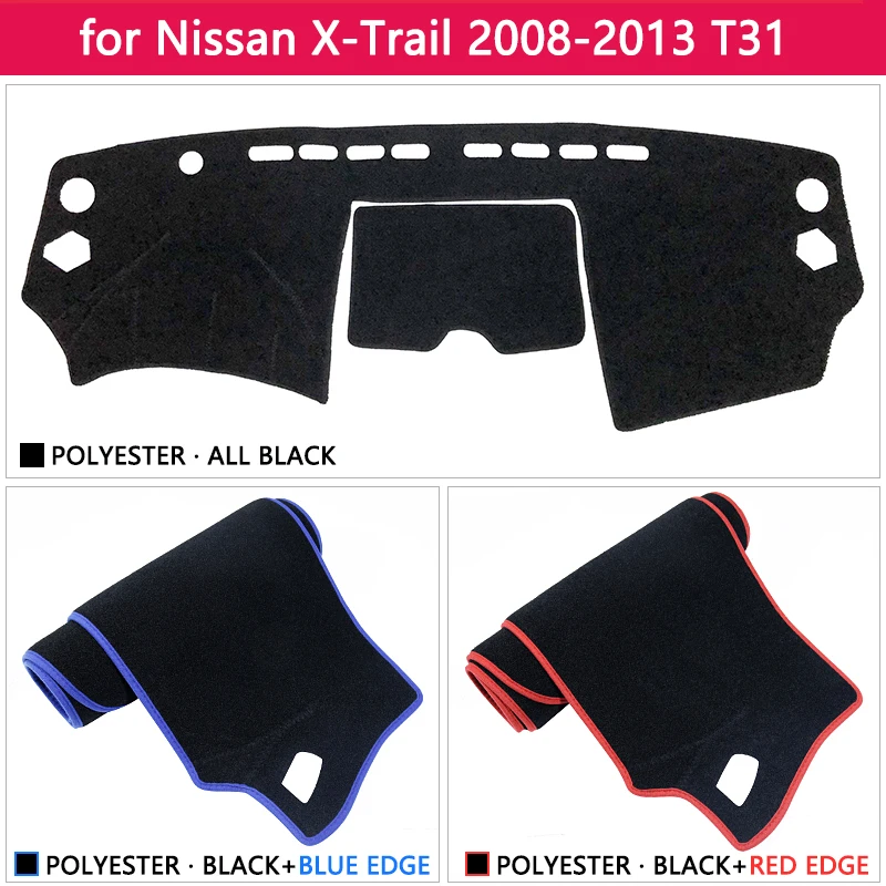 Для Nissan X-Trail T31 2008~ 2013 анти-скольжения Мат панельная крышка приборной аксессуары 2009 2010 2011 X Trail