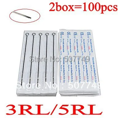 Assorted Tattoo Needles Mixed Sizes For Liner&Shader 3RL/5RL Assorted Tattoo Needles Mixed Sizes For Liner&Shader 3RL/5RL
