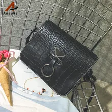 Nouveau femmes sac à main crocodile petit sac marée Épaule Messenger Sac tout-allumette portable mode 40