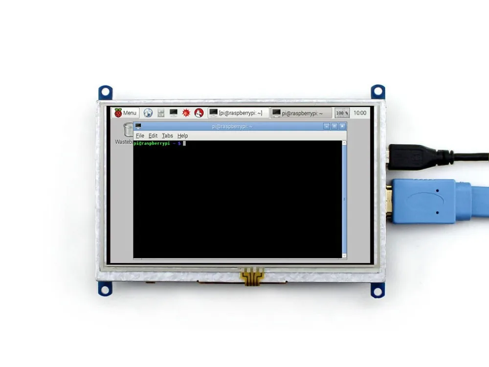 Raspberry Pi 5 дюймов HDMI ЖК-дисплей модуль с сенсорным экраном Поддержка Raspberry Pi 3 Banana Pi Beaglebone черный USB Сенсорное управление