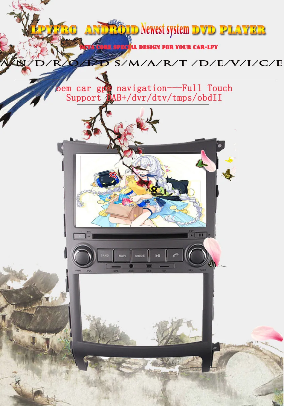 Top 4G RAM Octa Android 9.0 Car DVD GPS radio Navigation for Hyundai Veracruz ix55 2006-2012-2017 with 3/4G wifi DVR OBD Headunit 2