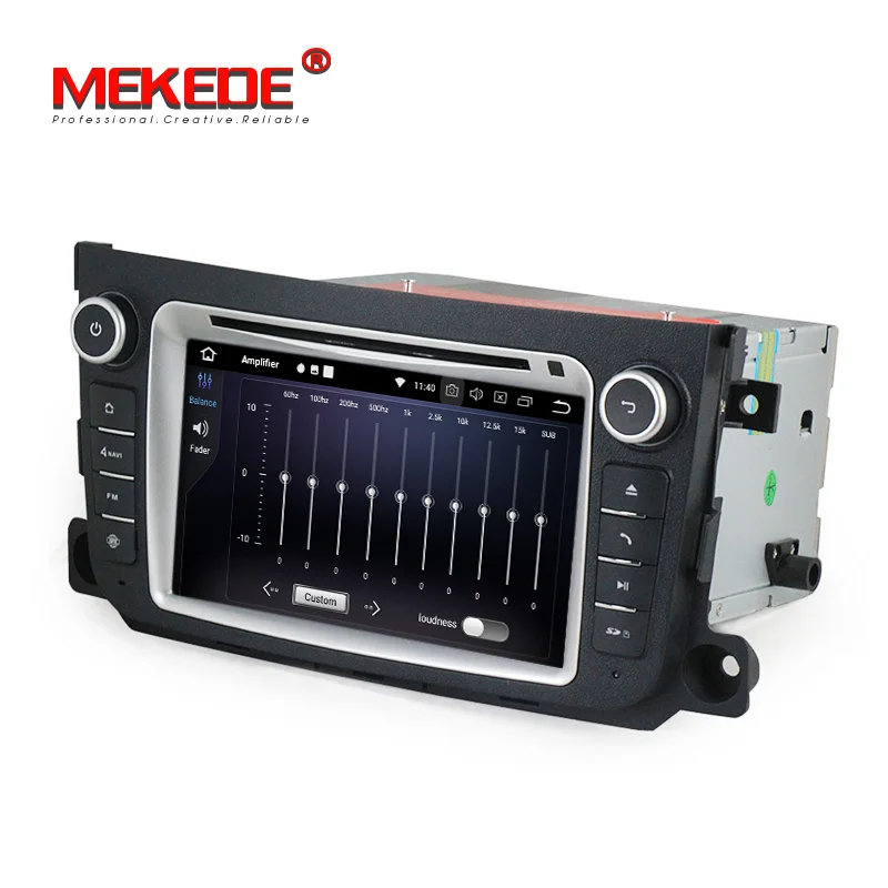 Perfect PX5 Android 8.0 Car Multimedia DVD GPS player for Benz Smart Fortwo 2011 2012  with 4G RAM 32G ROM WIFI BT radio  free shipping 5