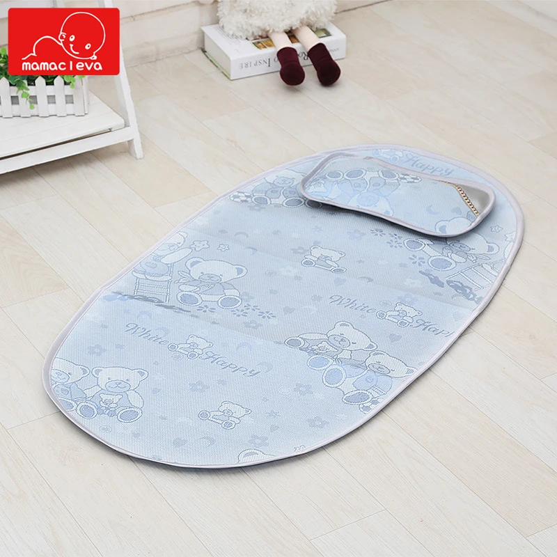 

MAMACLEVA Foldable Cradle Mosquito Net Mat Portable Bedding Crib Netting Mat Pad Tent Bed Mattress Pillow