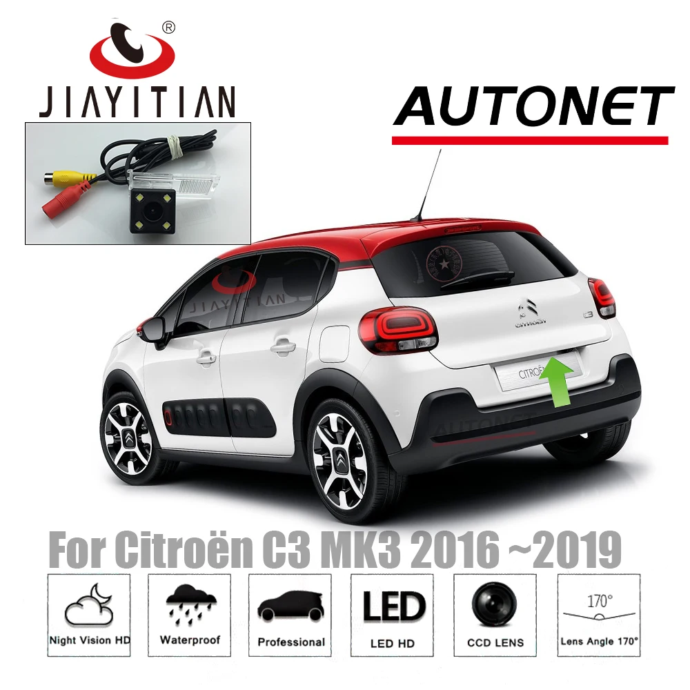 Jiayitian Kamera Belakang Untuk Citroen C3 Mk3 2016 2017 2018 2019 Ccd/Night Vision/Backup Camera License Plat Kamera Mundur|Kendaraan Kamera| - Aliexpress