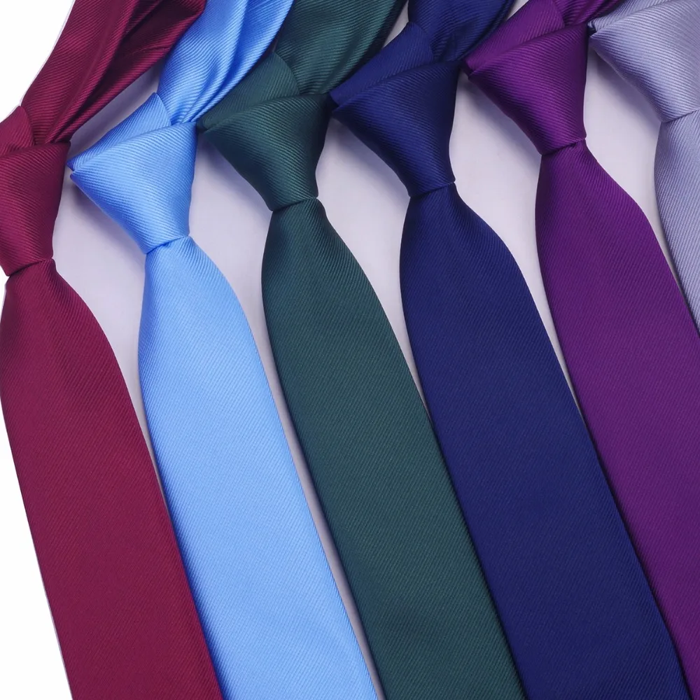 JEMEGINS Skinny Necktie Polyester Plain Ties For Men Wedding Suit Slim JEMEGINS Skinny Necktie Polyester Plain Ties For Men Wedding Suit Slim
