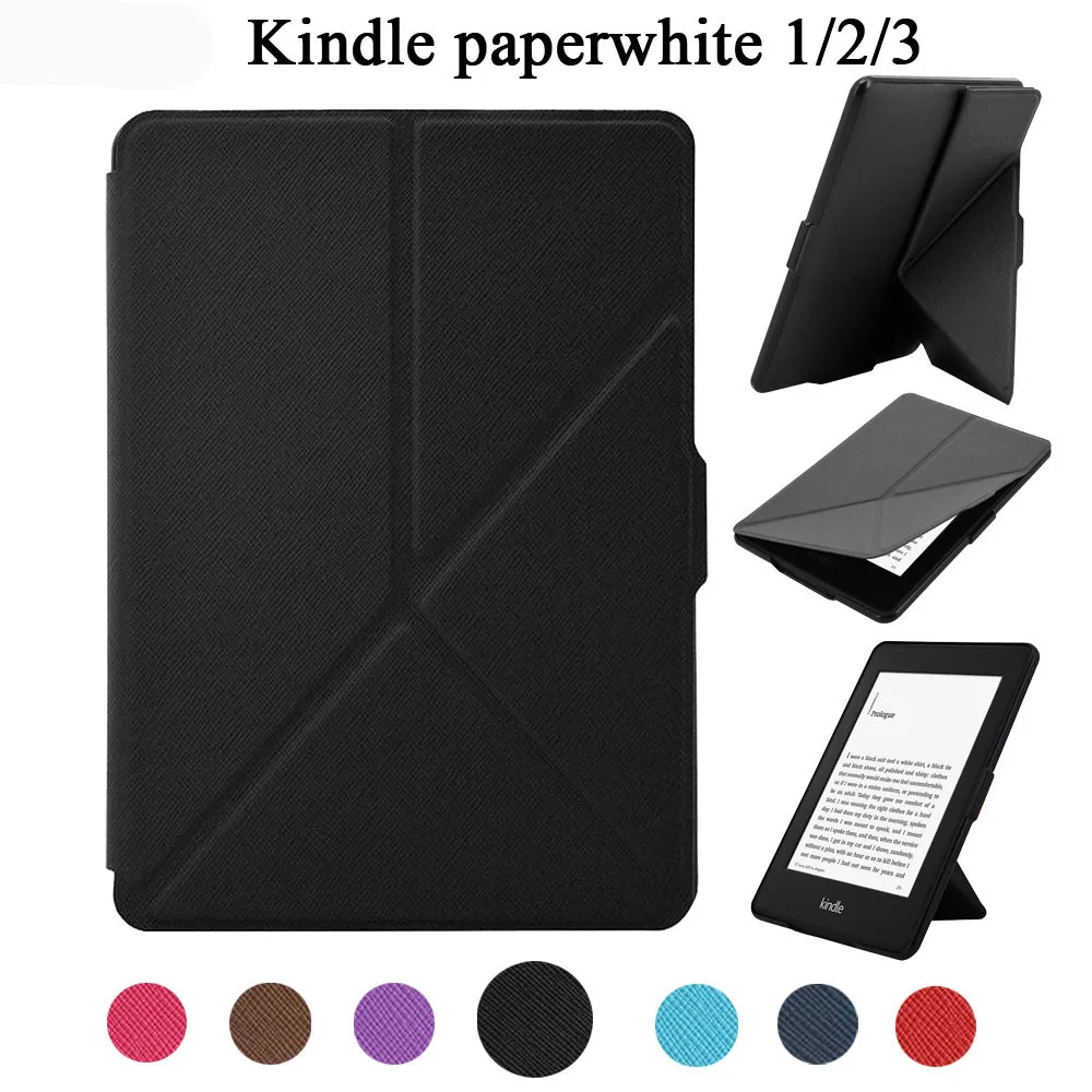 Leather Case for Amazon Kindle Paperwhite 1 2 3 6 inch E Book