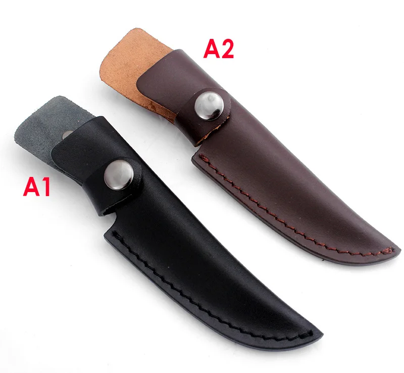 Multi function knife sheath Genuine Leather sheath waist belt buckle